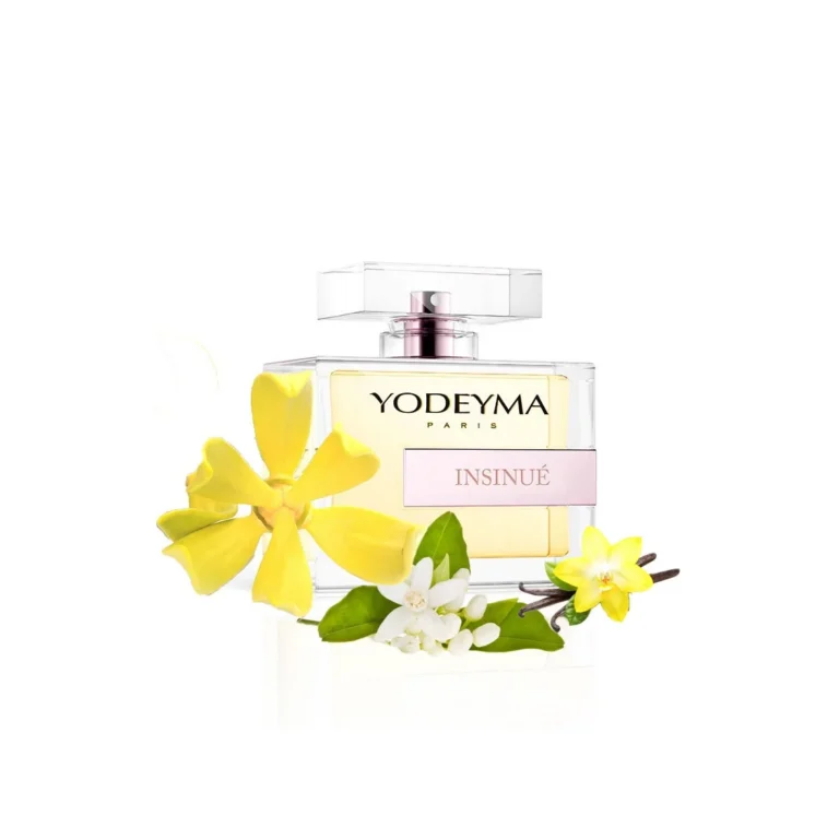 Yodeyma Insinué Apa de parfum pentru femei, nuante de azahar, Ylang Ylang si vanilie, pentru femeia care doreste sa isi evidentieze farmecul natural, 100ml