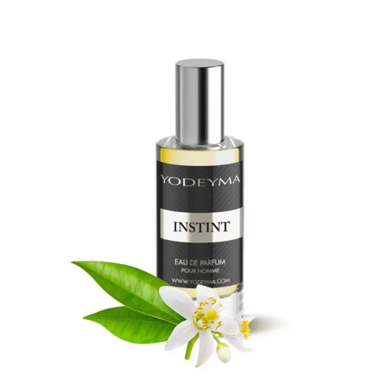 Yodeyma Instint Mini Apa de parfum pentru barbati, nuante de azahar, lavanda si vanilie, masculinitate calma si rafinata, 15ml