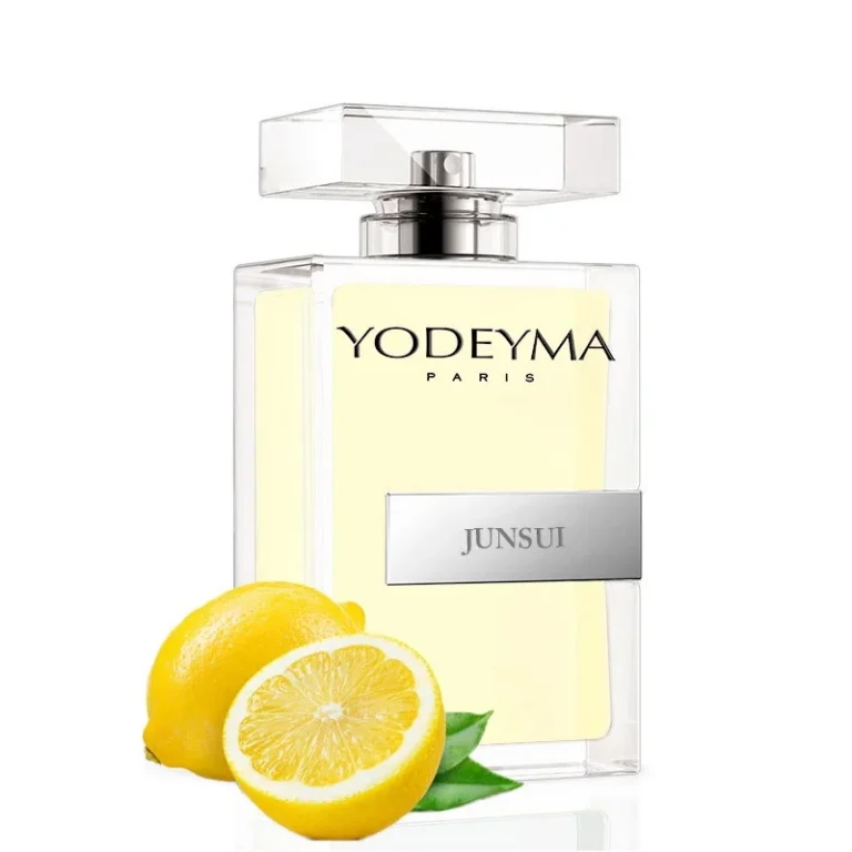 Yodeyma Junsui Apa de parfum pentru barbati, nuante de lamaie de Sicilia, floare de lotus si scortisoara, creat pentru barbatul modern si rafinat, 100ml