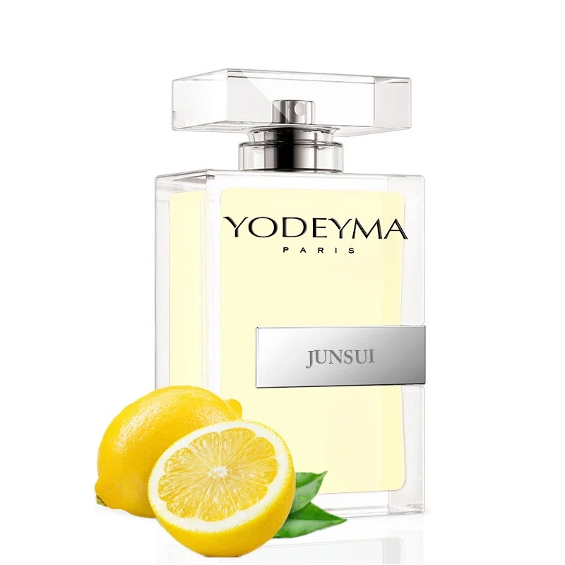 Yodeyma Junsui Apa de parfum pentru barbati, nuante de lamaie de Sicilia, floare de lotus si scortisoara, creat pentru barbatul modern si rafinat, 100ml