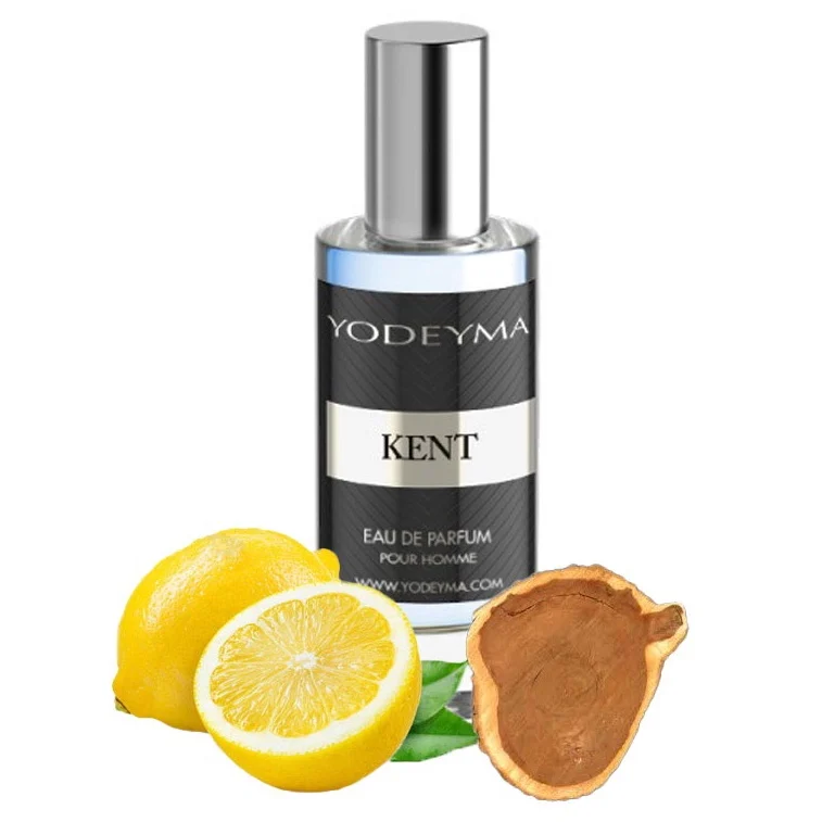Yodeyma Kent Apa de parfum pentru barbati, nuante de lamaie, lavanda si cedru, creat pentru barbatul sofisticat si sigur pe sine, 15ml