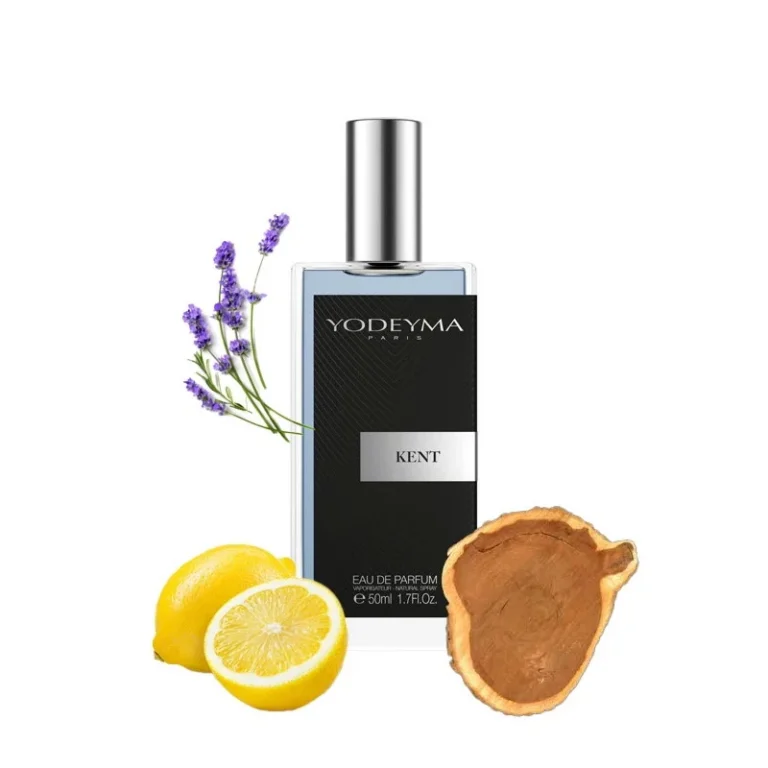 Yodeyma Kent Apa de parfum pentru barbati, nuante de lamaie, lavanda si cedru, creat pentru barbatul sofisticat si sigur pe sine, 50ml