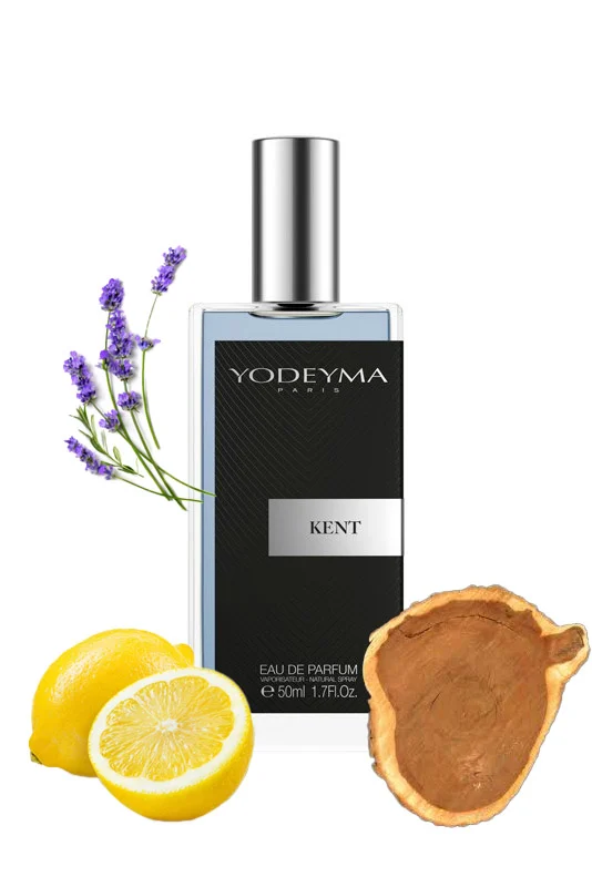 Yodeyma Kent Apa de parfum pentru barbati, nuante de lamaie, lavanda si cedru, creat pentru barbatul sofisticat si sigur pe sine, 50ml – prezentarea produsului