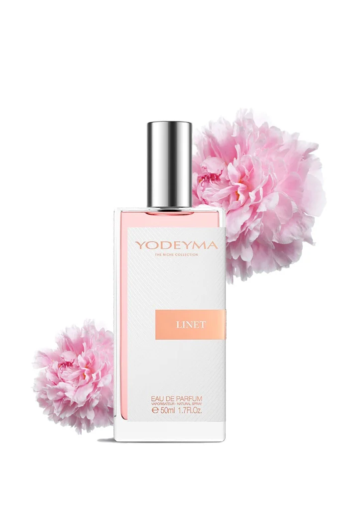 Yodeyma Linet Apa de parfum pentru femei, nuante de bergamota, rubarba, litchi si bujor, este nota perfecta de feminitate moderna, 50ml – prezentarea produsului