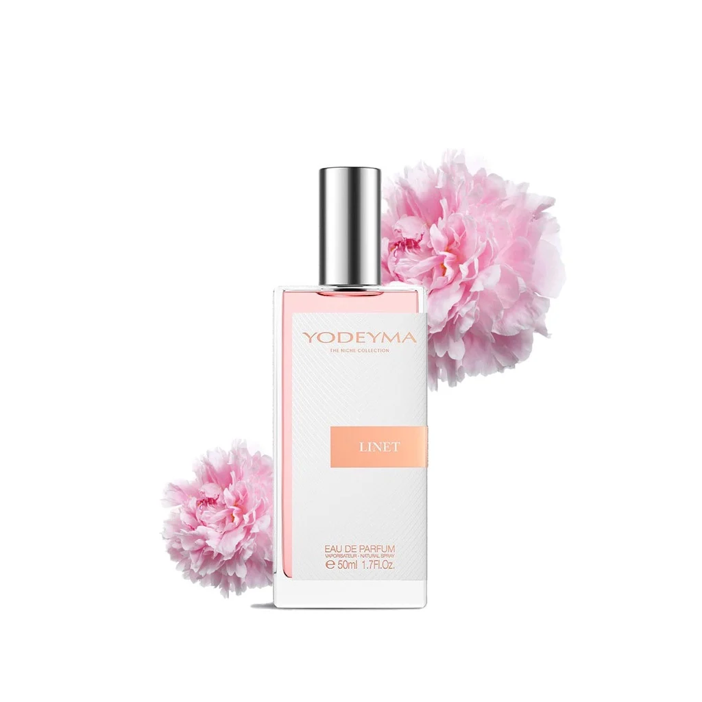 Yodeyma Linet Apa de parfum pentru femei, nuante de bergamota, rubarba, litchi si bujor, este nota perfecta de feminitate moderna, 50ml