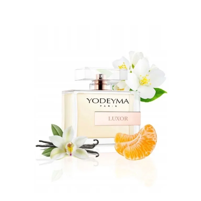 Yodeyma Luxor Apa de parfum pentru femei, nuante de mandarina, iasomie si vanilie, pentru femeia eleganta si pasionala, 100ml