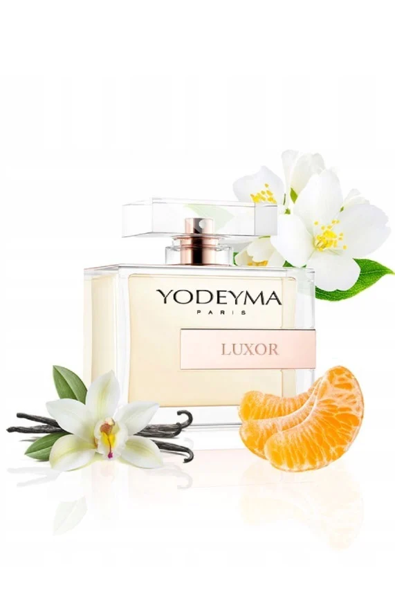 Yodeyma Luxor Apa de parfum pentru femei, nuante de mandarina, iasomie si vanilie, pentru femeia eleganta si pasionala, 100ml – prezentarea produsului