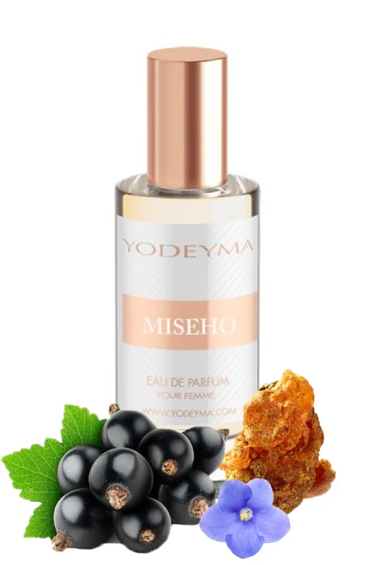 Yodeyma Miseho Apa de parfum pentru femei, nuante de agris negru, saintpauli si opopanax, pentru femeia sofisticata si sigura pe sine, 15ml – prezentarea produsului