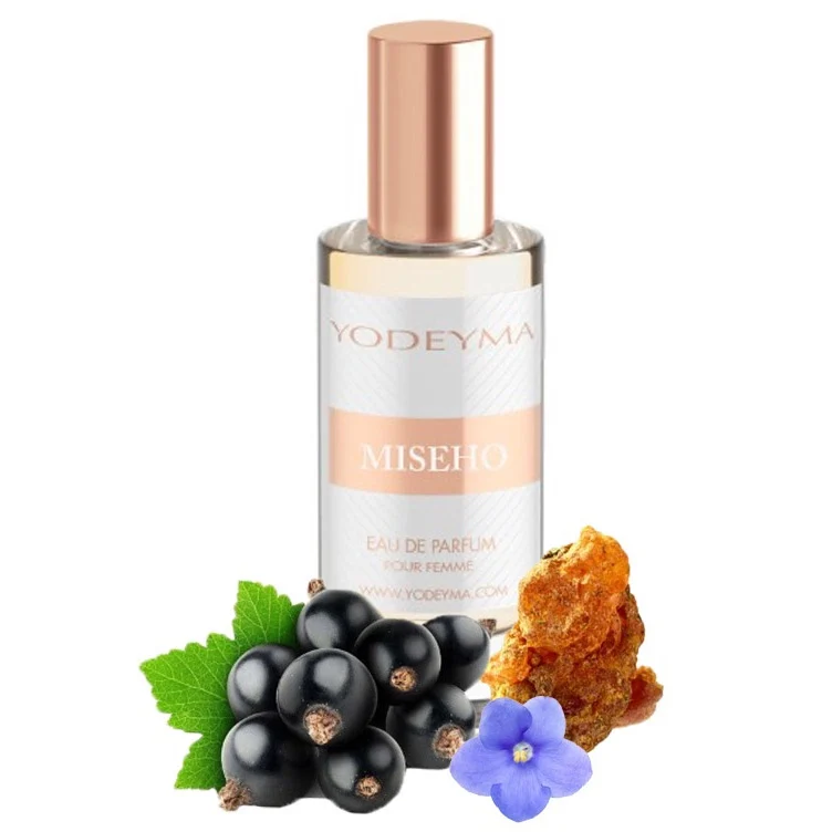 Yodeyma Miseho Apa de parfum pentru femei, nuante de agris negru, saintpauli si opopanax, pentru femeia sofisticata si sigura pe sine, 15ml