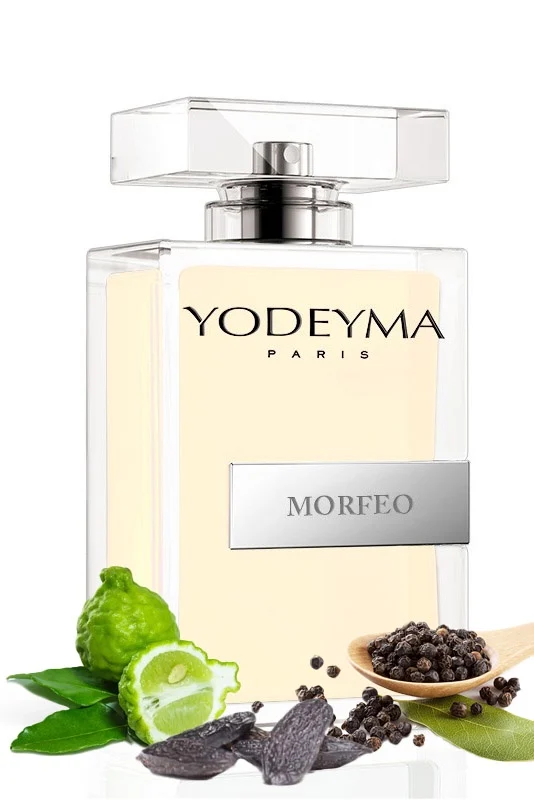 Yodeyma Morfeo Apa de parfum pentru barbati, nuante de bergamota, piper negru si Haba Tonka, pentru barbatul puternic si misterios, 100ml