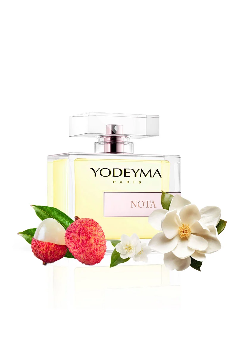 Yodeyma Nota Apa de parfum pentru femei, nuante de licii, magnolia si iasomie, pentru femeia eleganta si vibranta, 100ml – prezentarea produsului