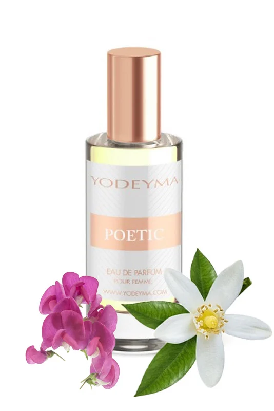 Yodeyma Poetic Apa de parfum pentru femei, nuante de floare de lamaie, mazare dulce si mosc alb, pentru femeia romantica si sofisticata, 15ml – prezentarea produsului