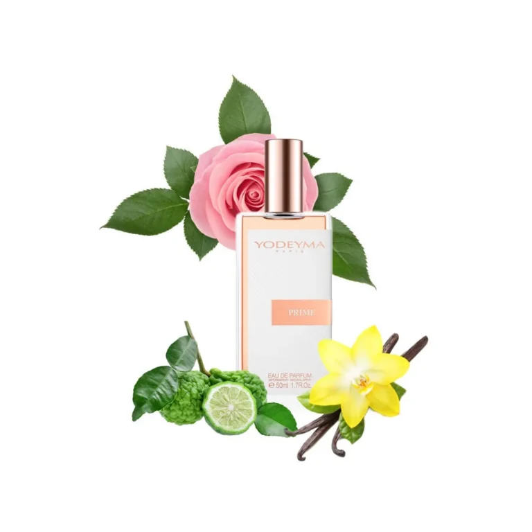 Yodeyma Prime Apa de parfum pentru femei, nuante de bergamota, trandafir si vanilie, pentru femeia sofisticata si fermecatoare, 50ml