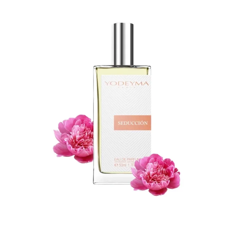 Yodeyma Seducción Apa de parfum pentru femei, nuante de peonie, lacramioara si mosc alb, pentru femeia sofisticata si captivanta, 50ml