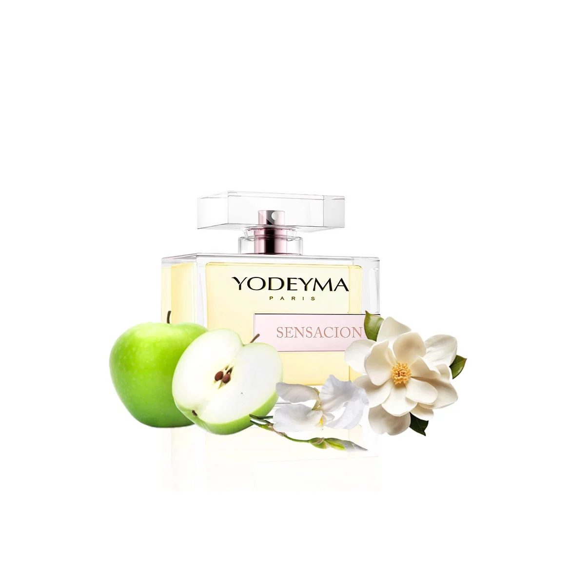 Yodeyma Sensación Apa de parfum pentru femei, nuante de mar verde, magnolia, iris alb, pentru femeia moderna, vibranta si sofisticata, 100ml