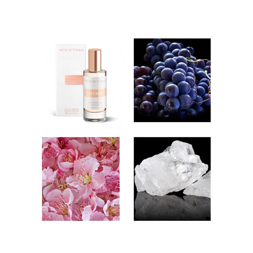 Yodeyma Sexy Rose – Apă de parfum pentru femei, 15 ml – imagine 3