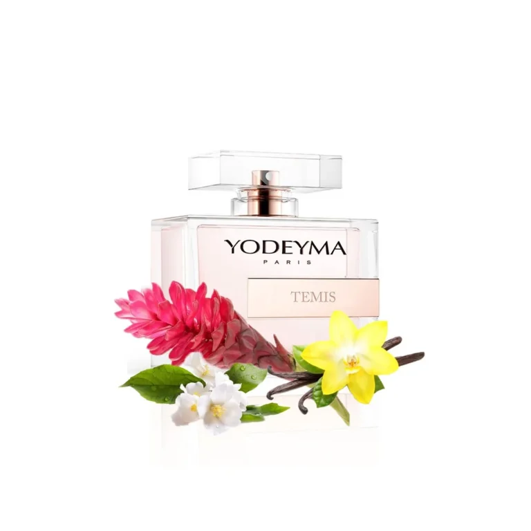 Yodeyma Temis Apa de parfum pentru femei, nuante de Floare de Ghimbir, Iasomie de apa si vanilie, pentru femeia moderna, eleganta si plina de farmec, 100ml