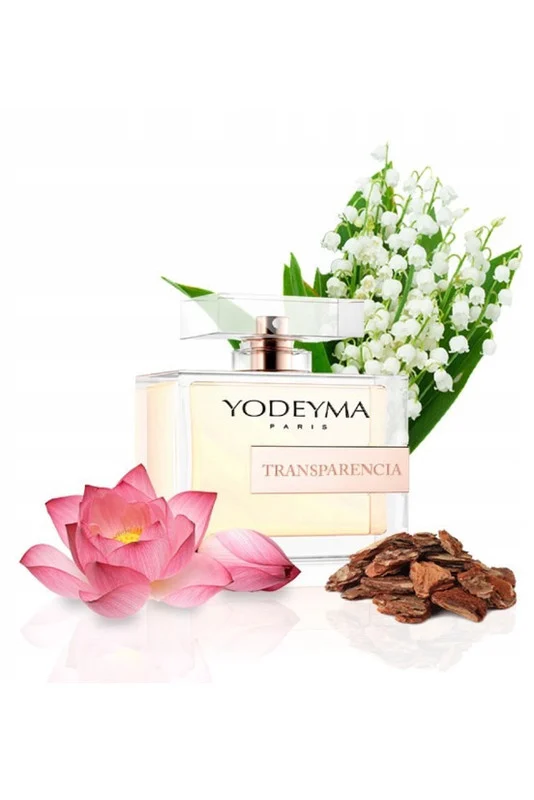 Yodeyma Transparencia Apa de parfum pentru femei, nuante de Floare de Lotus, lacramioara si cedru, pentru femeia eleganta, rafinata si naturala, 100ml – prezentarea produsului