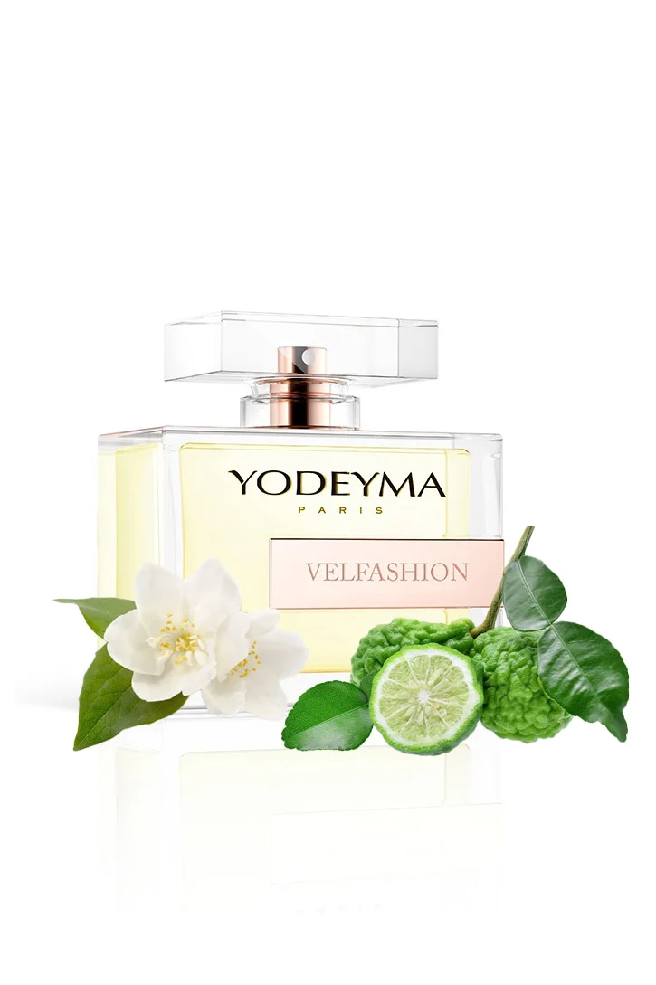 Yodeyma Velfashion Apa de parfum pentru femei, nuante de bergamota, iasomie si vetiver, dedicat femeii increzatoare si sofisticate, 100ml – prezentarea produsului