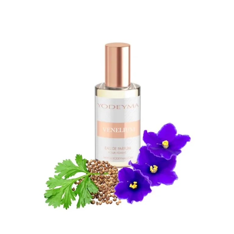 Yodeyma Venelium Apa de parfum pentru femei, nuante de coriandru, saitpauli si lemn, pentru femeia puternica si eleganta, 15ml